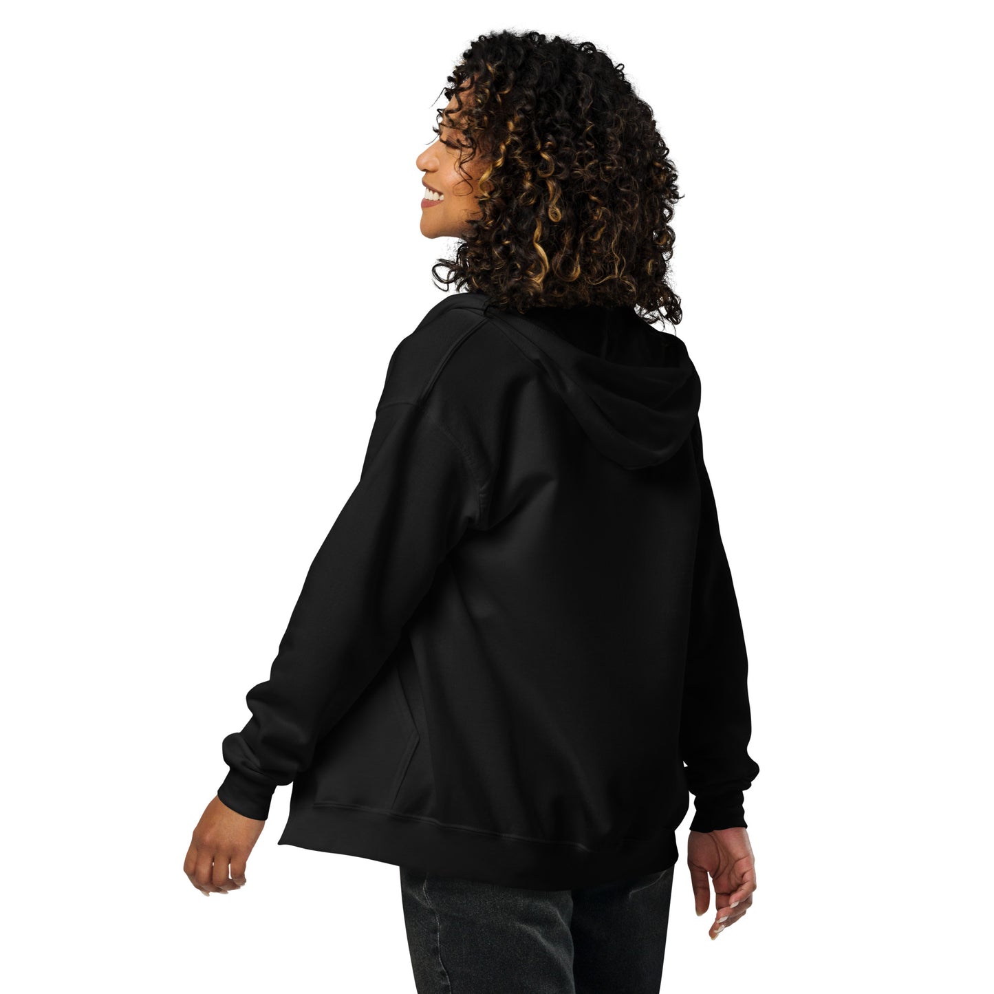 Unisex zip up hoodie