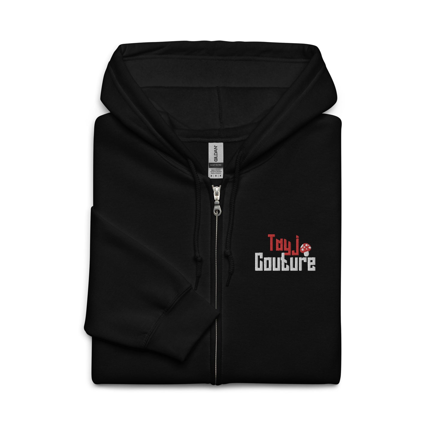 Unisex zip up hoodie
